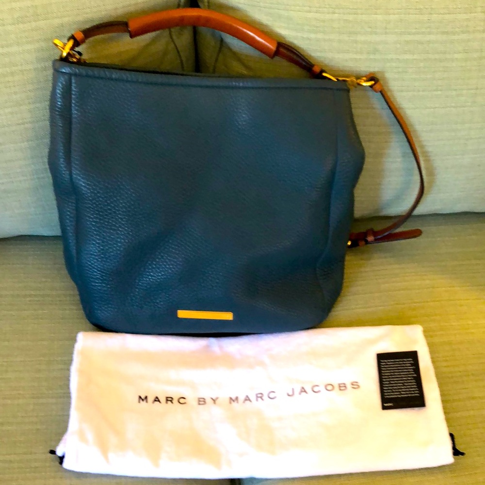Marc Jacobs Too Hot to Handle Prussian Blue Hobo
